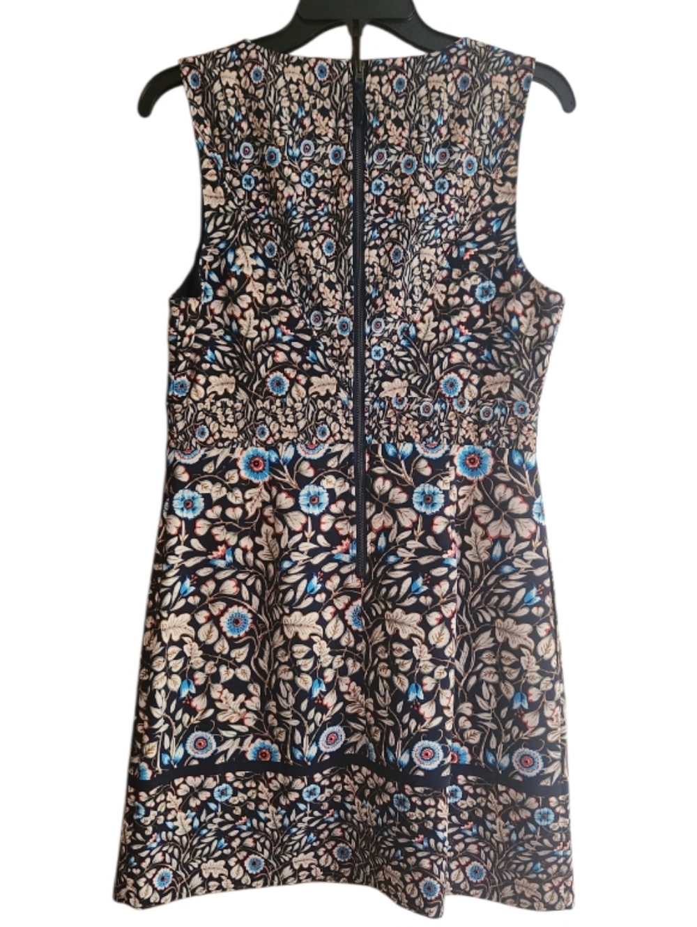 Maeve Anthropologie Brindle Sleeveless Floral Blue Sheath Dress - Picture 3 of 5
